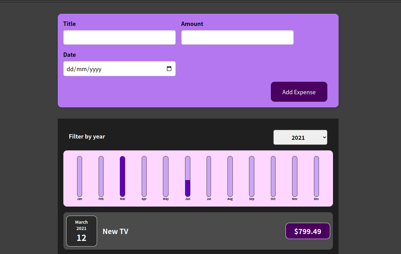 expense tracker