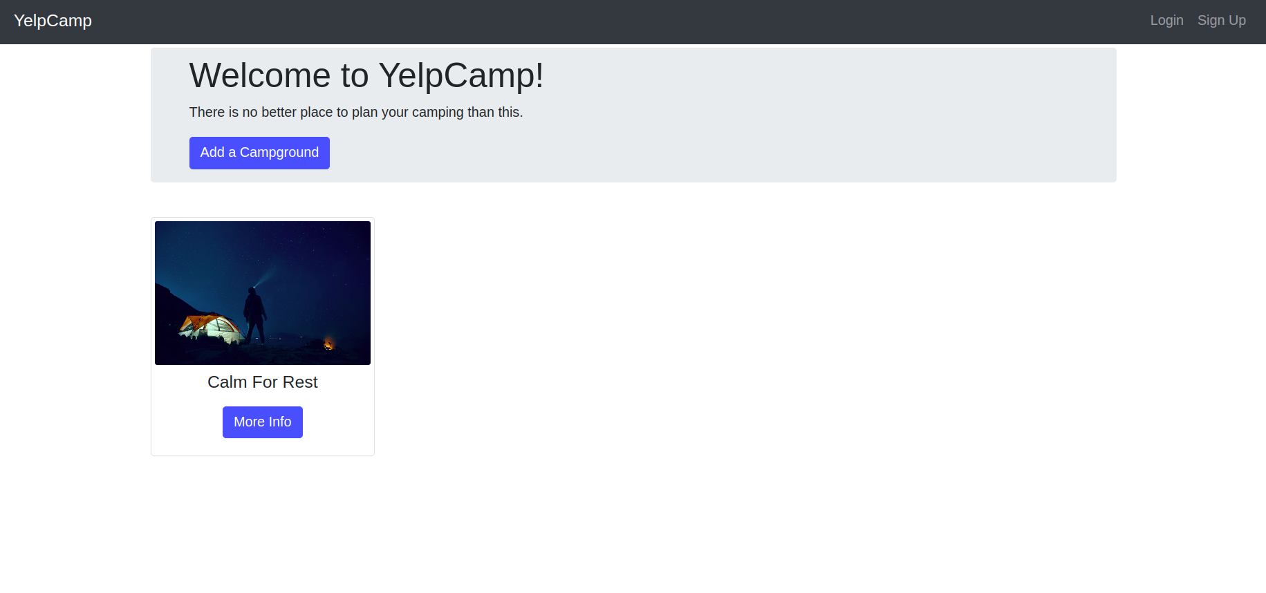 Yelp Camp